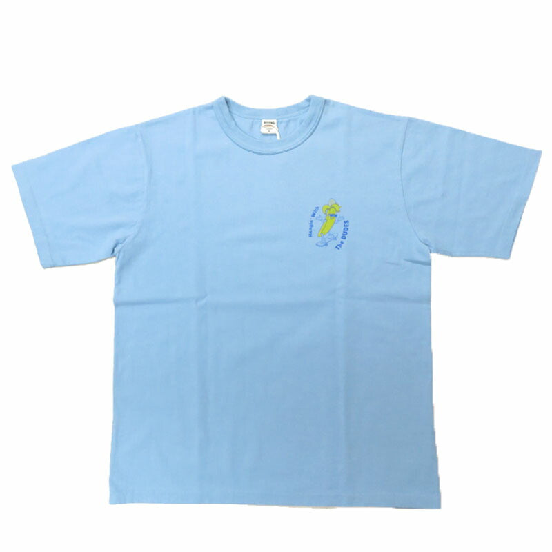 バーンズ BARNS タフネック 半袖 プリント Tシャツ"BANANA BOY" 18/-OE Tough neck S/S Print T-shirt　BR-25147