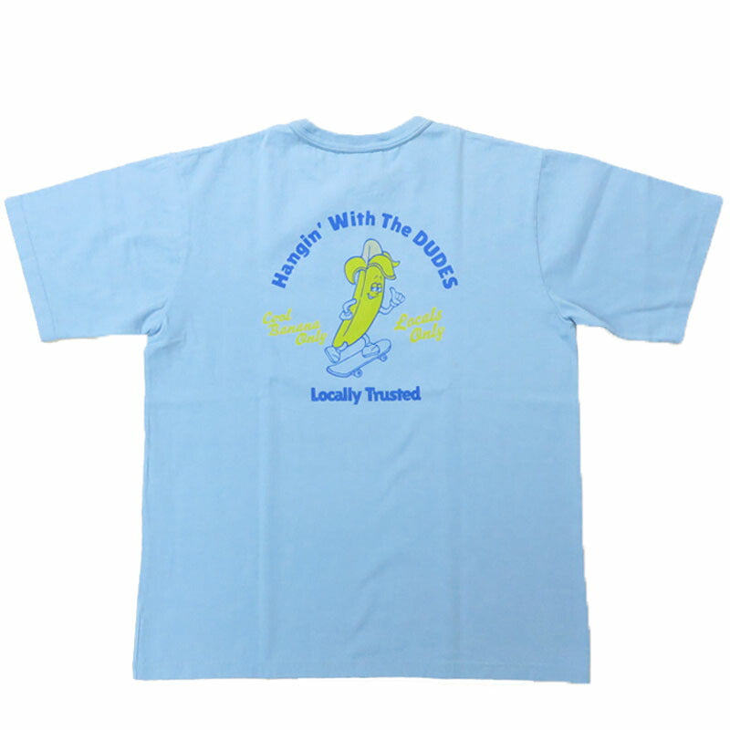 バーンズ BARNS タフネック 半袖 プリント Tシャツ"BANANA BOY" 18/-OE Tough neck S/S Print T-shirt　BR-25147