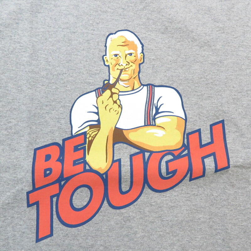 BARNS บาร์นส์ เสื้อยืดแขนสั้นคอเต่าสกรีนลาย "BE TOUGH" BR-25148