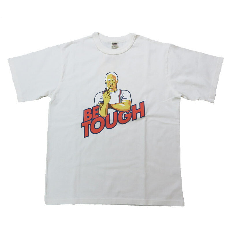 BARNS บาร์นส์ เสื้อยืดแขนสั้นคอเต่าสกรีนลาย "BE TOUGH" BR-25148