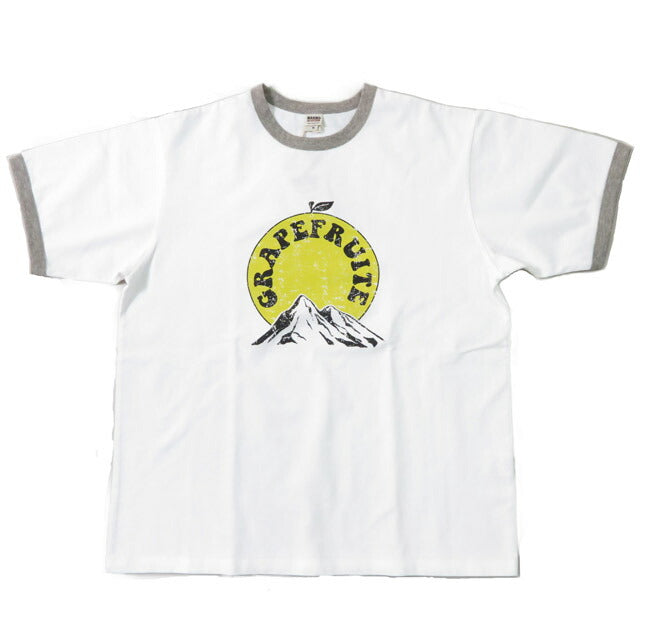 บาร์นส์ BARNS เสื้อยืดแขนสั้น คอปก ลายพิมพ์ GRAPEFRUITE BR-25169
