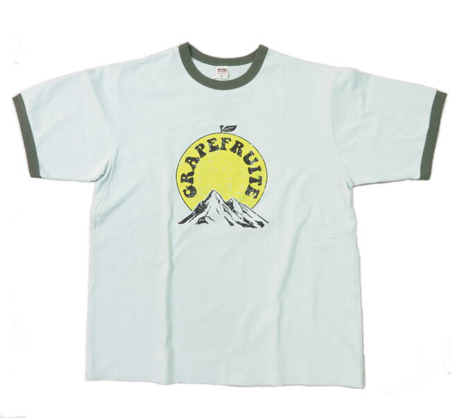 บาร์นส์ BARNS เสื้อยืดแขนสั้น คอปก ลายพิมพ์ GRAPEFRUITE BR-25169