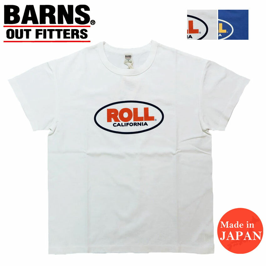 バーンズ BARNS 半袖 Tシャツ 14/- G.O.A.T S/S T-shirt "ROLL" BR-25175