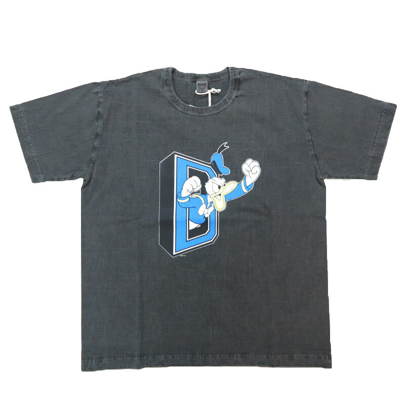 バーンズ BARNS 半袖 チューブ プリント Tシャツ Donald Duck  BR-25255 【2025年春夏新作】