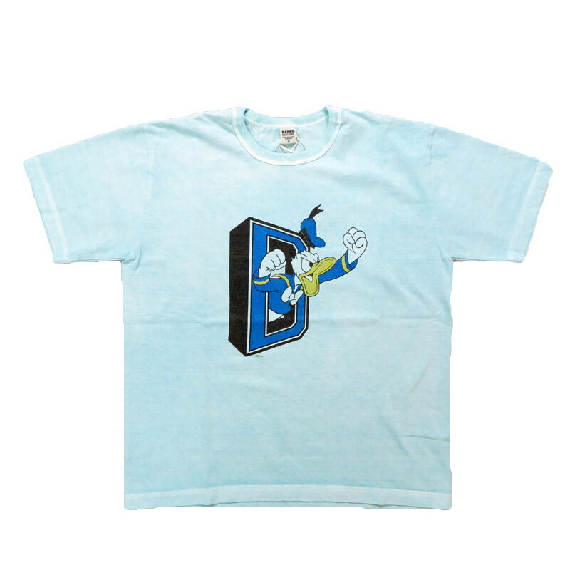 バーンズ BARNS 半袖 チューブ プリント Tシャツ Donald Duck  BR-25255 【2025年春夏新作】