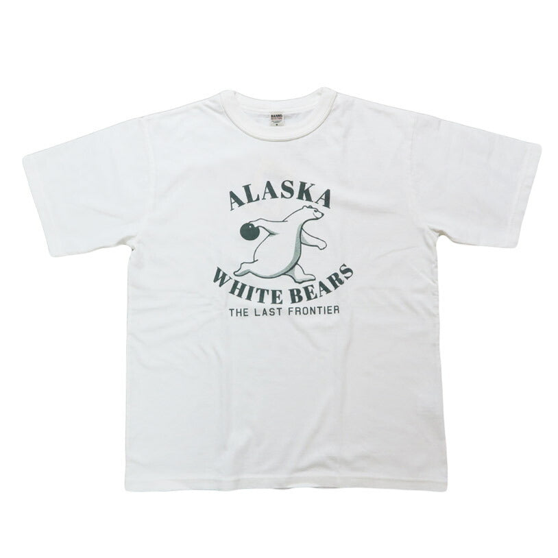 バーンズ BARNS เสื้อยืดแขนสั้นคอเต่า 18/-OE พิมพ์ลาย ”ALASKA” BR-25282
