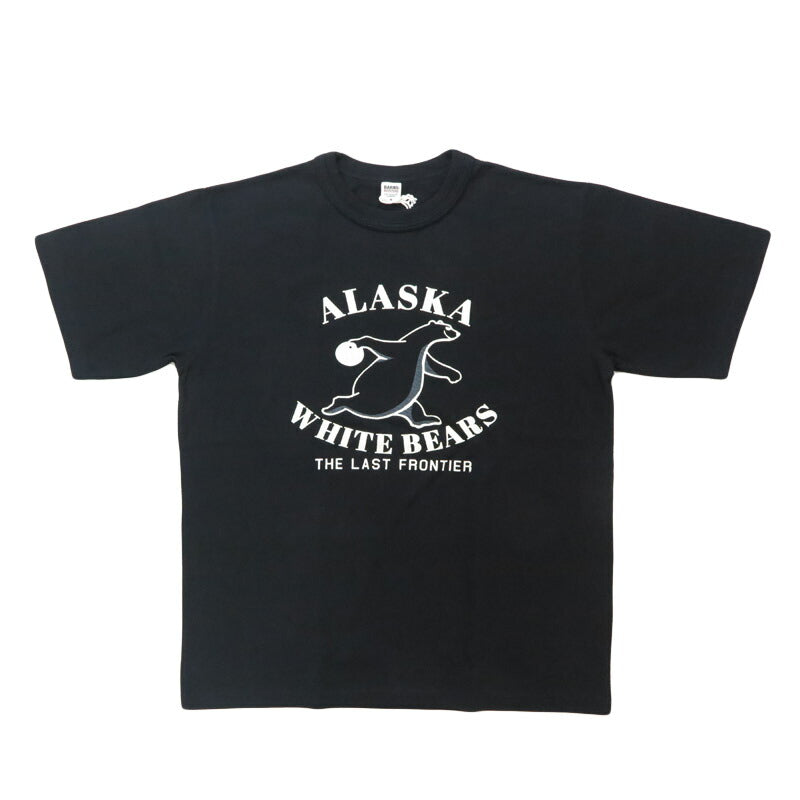 バーンズ BARNS เสื้อยืดแขนสั้นคอเต่า 18/-OE พิมพ์ลาย ”ALASKA” BR-25282