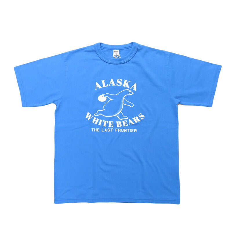 バーンズ BARNS เสื้อยืดแขนสั้นคอเต่า 18/-OE พิมพ์ลาย ”ALASKA” BR-25282