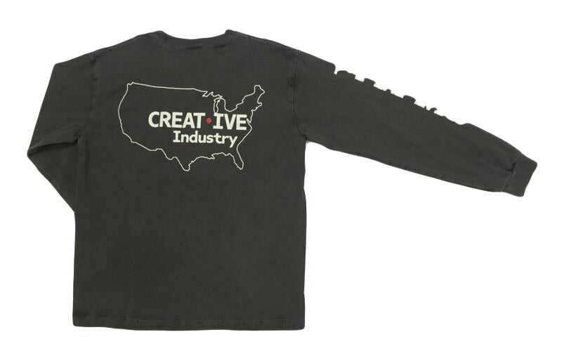 バーンズ BARNS เสื้อยืดแขนยาวพิมพ์ลาย "Creative Industry" BR-25321