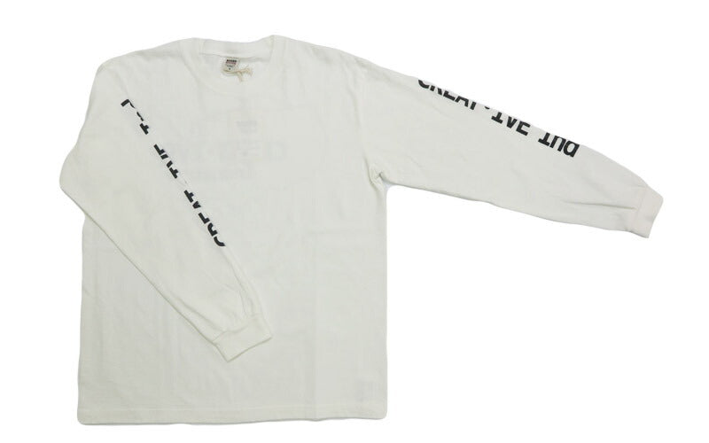 バーンズ BARNS เสื้อยืดแขนยาวพิมพ์ลาย "Creative Industry" BR-25321