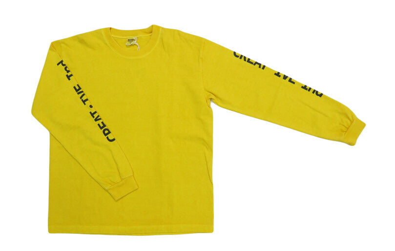 バーンズ BARNS เสื้อยืดแขนยาวพิมพ์ลาย "Creative Industry" BR-25321