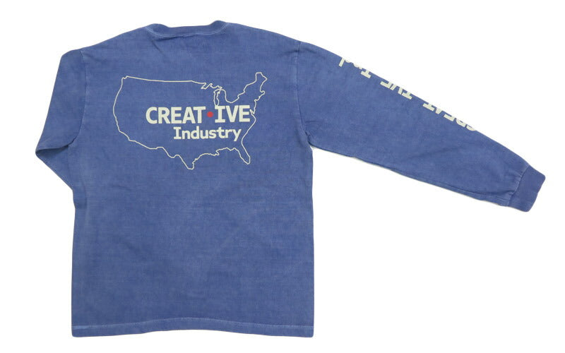 バーンズ BARNS เสื้อยืดแขนยาวพิมพ์ลาย "Creative Industry" BR-25321