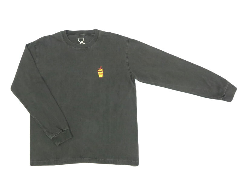 バーンズ BARNS เสื้อยืดแขนยาวพิมพ์ลาย "BRYAN'S smoothie" BR-25323