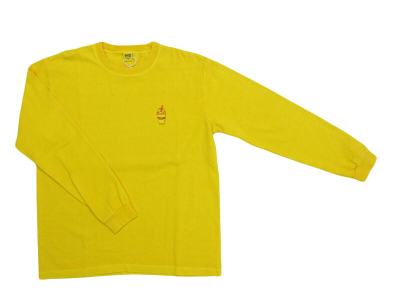 バーンズ BARNS เสื้อยืดแขนยาวพิมพ์ลาย "BRYAN'S smoothie" BR-25323