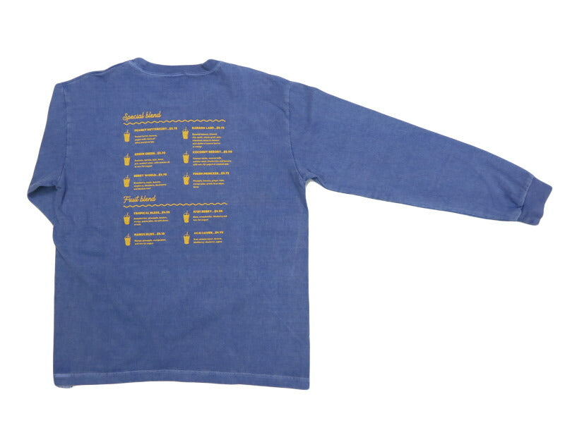 バーンズ BARNS เสื้อยืดแขนยาวพิมพ์ลาย "BRYAN'S smoothie" BR-25323