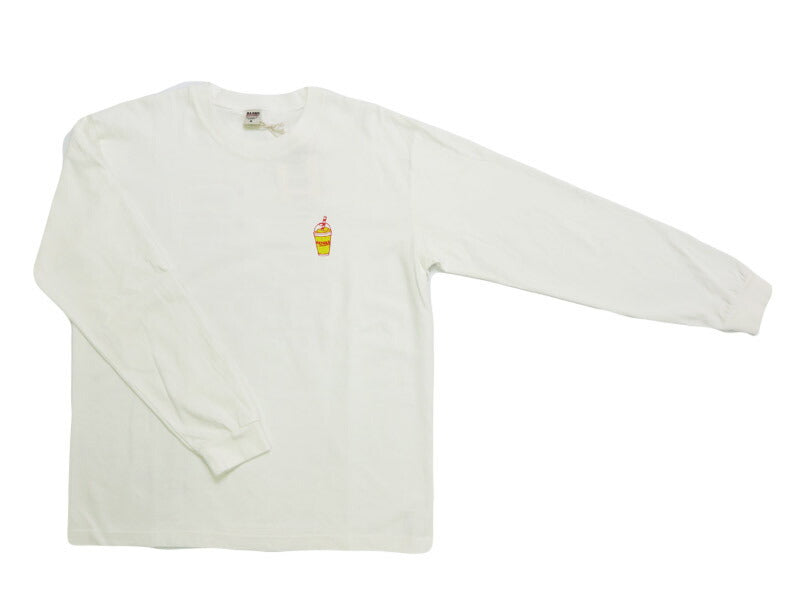 バーンズ BARNS เสื้อยืดแขนยาวพิมพ์ลาย "BRYAN'S smoothie" BR-25323