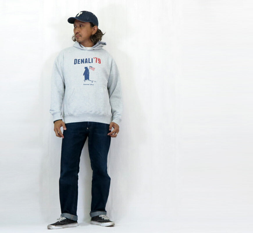 バーンズ BARNS เสื้อสเวตเตอร์ฮู้ดผ้าหนักพิเศษแขนยาว MAX SW PARKA ”DENALI'79” BR-25355