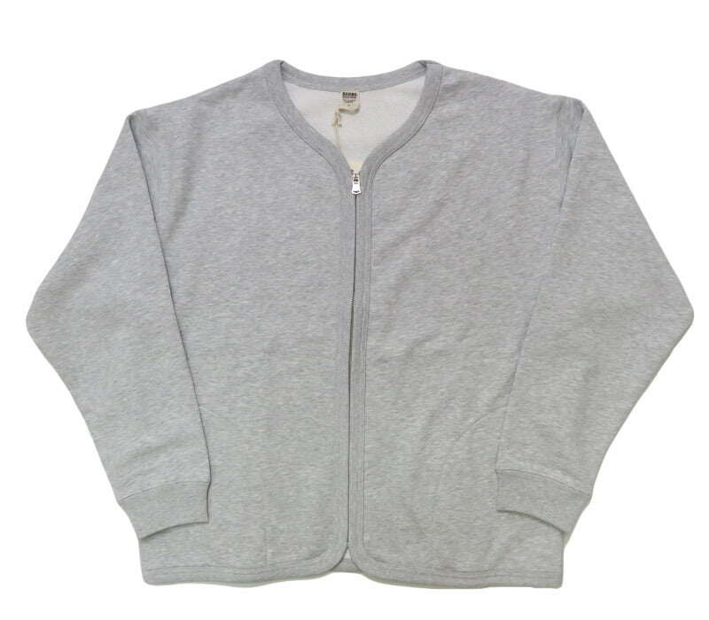 バーンズ BARNS Langarm MAX-Weight Sweatshirt Zip-Cardigan Pigmentgefärbt BR-25357
