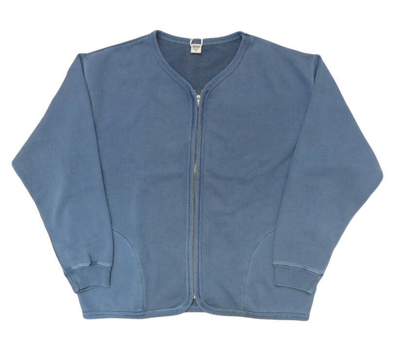 バーンズ BARNS Langarm MAX-Weight Sweatshirt Zip-Cardigan Pigmentgefärbt BR-25357