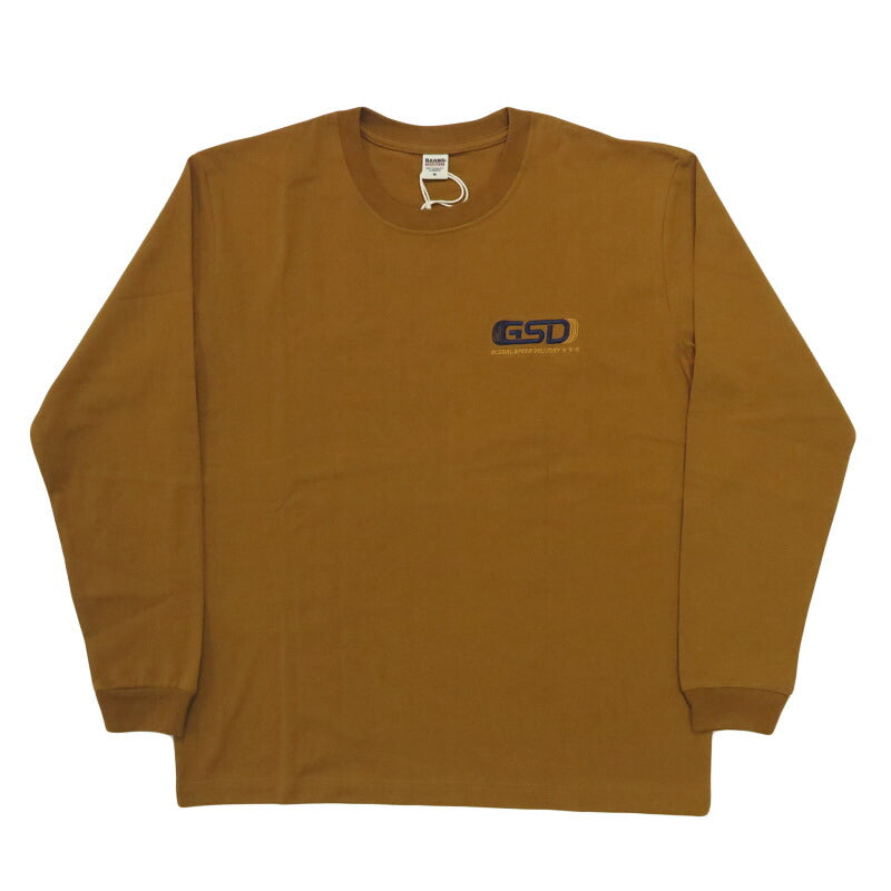 バーンズ BARNS เสื้อยืดแขนยาวพิมพ์ลาย ”GLOBAL SPEED DELIVERY” HOT-SHOT LS TEE BR-25421