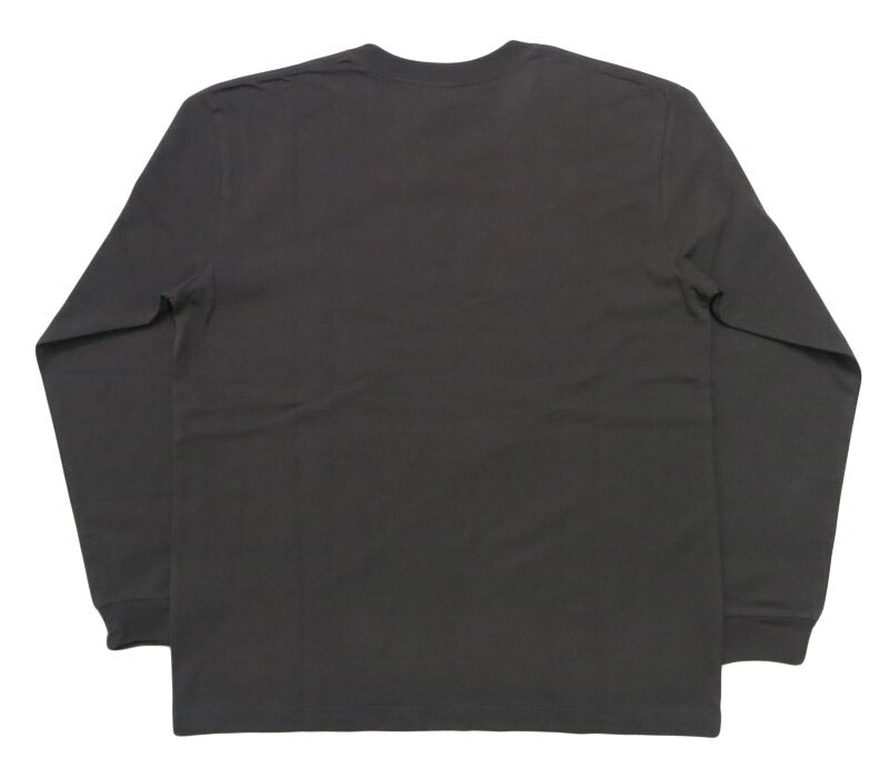 バーンズ BARNS 長袖 ”SAVE THE RED LIST” HOT-SHOT LS TEE プリント Ｔシャツ  BR-25422