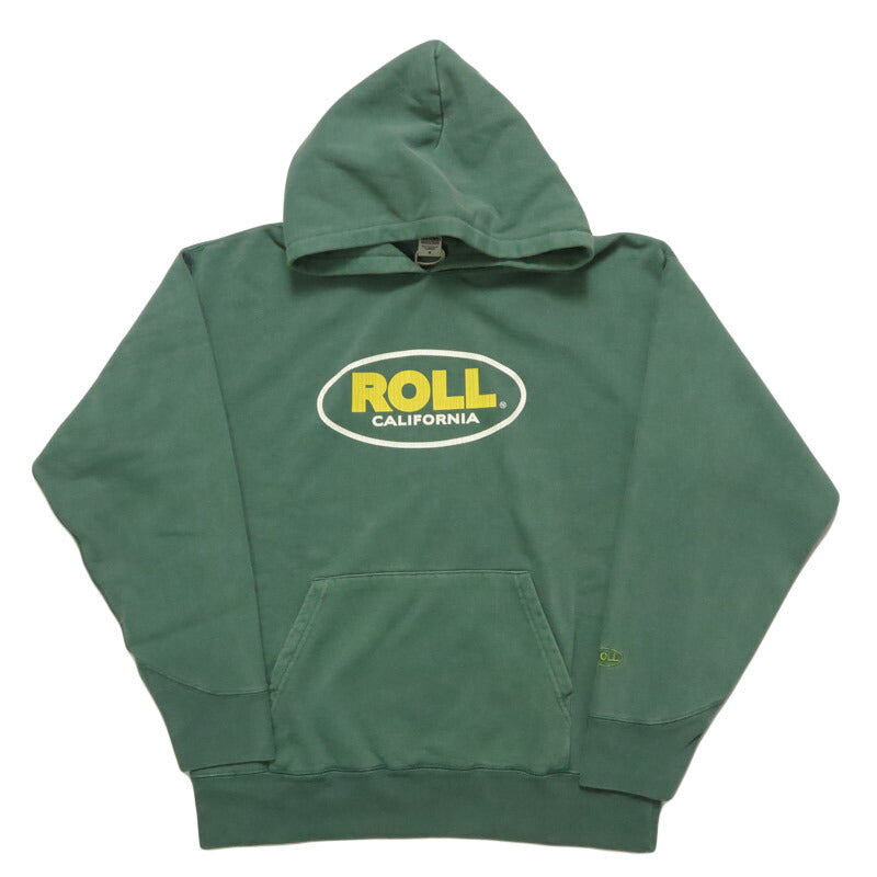 반즈 BARNS 긴팔 풀오버 스웨트 후드티 애슬레틱 프린트 후드 "ROLL" 피그먼트 염색 기모 BR-25466