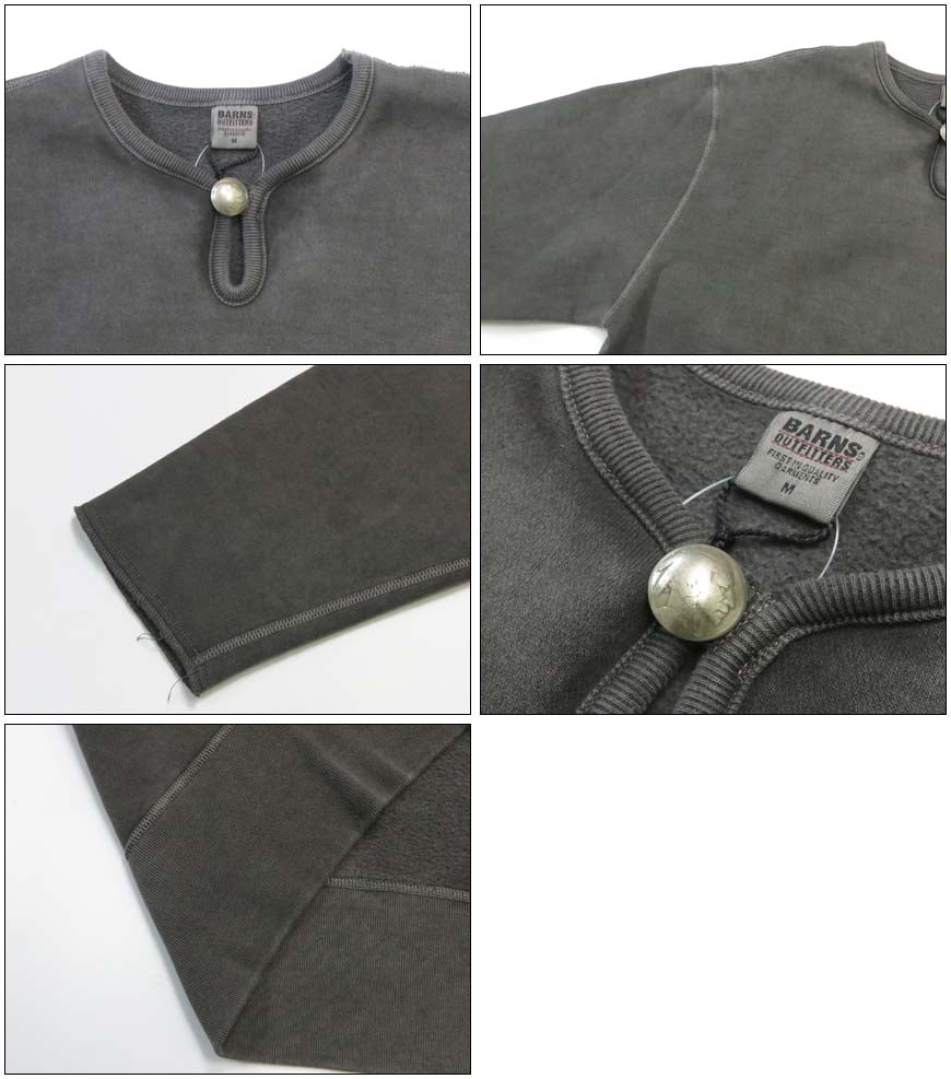 บาร์นส์ BARNS เสื้อสเวตเตอร์ BW CONCHO SWET ลายคอนโช่ ย้อมสีพิกเมนต์ BR-25480