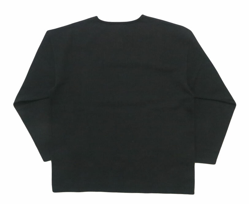 バーンズ BARNS 長袖 BIG COZUN CONCHO L/S TEE コンチョボタン 無地 Ｔシャツ  BR-26136【2025年秋冬新作】