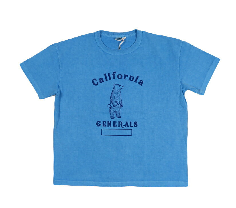 バーンズ BARNS 吊り編み G.O.A.T. 半袖Tシャツ ピグメント染め
