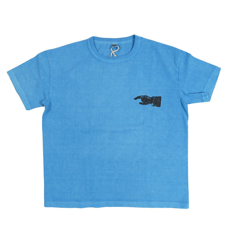 BARNS BARNS เสื้อยืดแขนสั้นถักแบบแขวน G.O.A.T. ย้อมสีพิกเมนต์ เสื้อยืดพิมพ์ลาย "TRUE VALUE" รุ่น BR-26154【คอลเลกชันฤดูใบไม้ผลิ-ฤดูร้อน 2026】