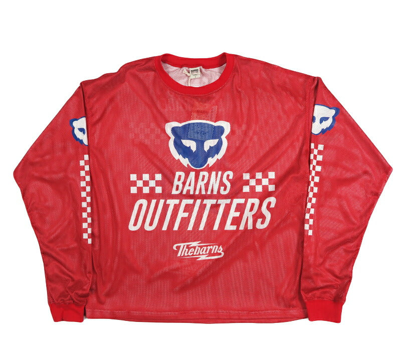 バーンズ BARNS 長袖 メッシュＴシャツ  MESH BOXY L/S TEE BR-26210【2026年春夏新作】