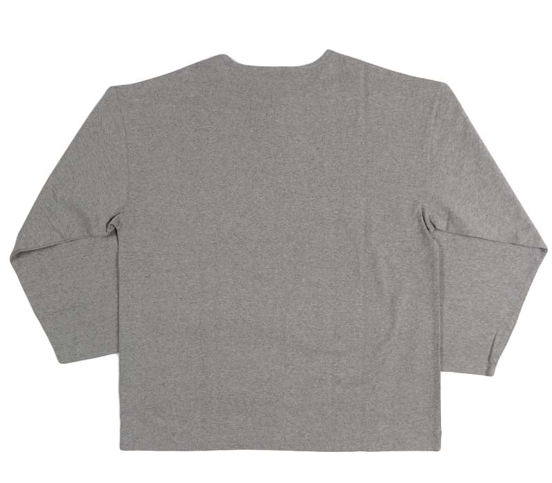 バーンズ BARNS 長袖 BIG COZUN CONCHO L/S TEE コンチョボタン 無地 Ｔシャツ  BR-26317 【2026年秋冬新作】
