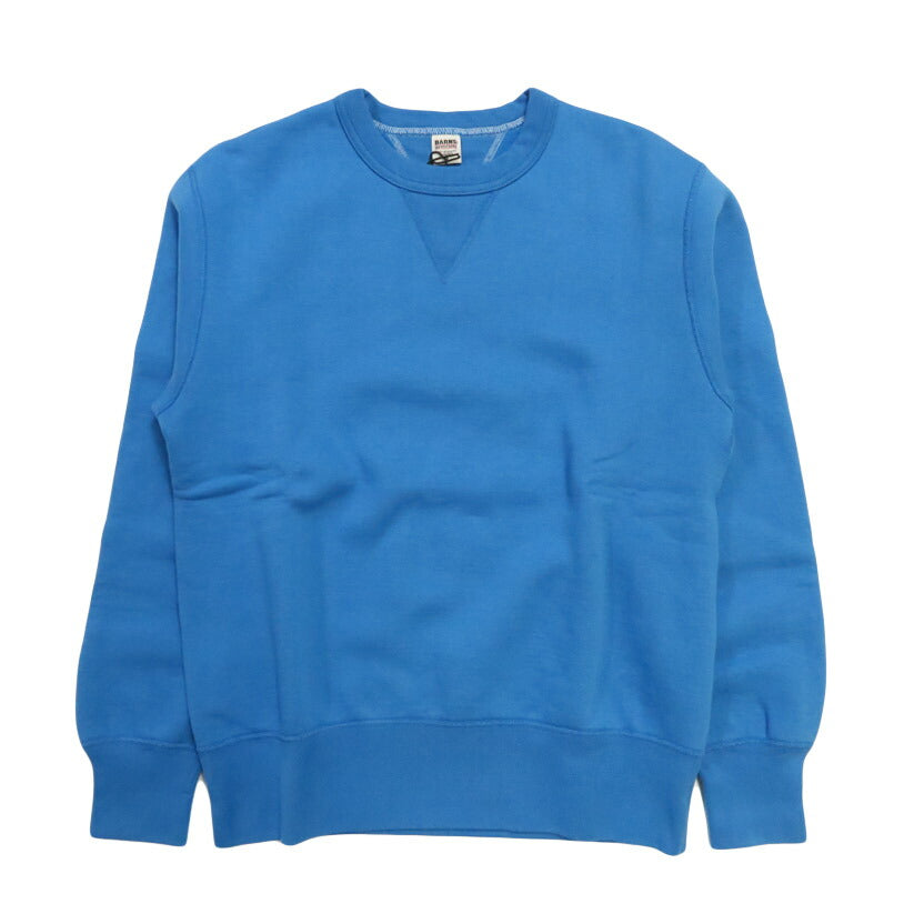 バーンズ BARNS เสื้อสเวตเตอร์คอกลมตะเข็บแบนพร้อมแผ่นเสริม COZUN BR-3000-25LTD