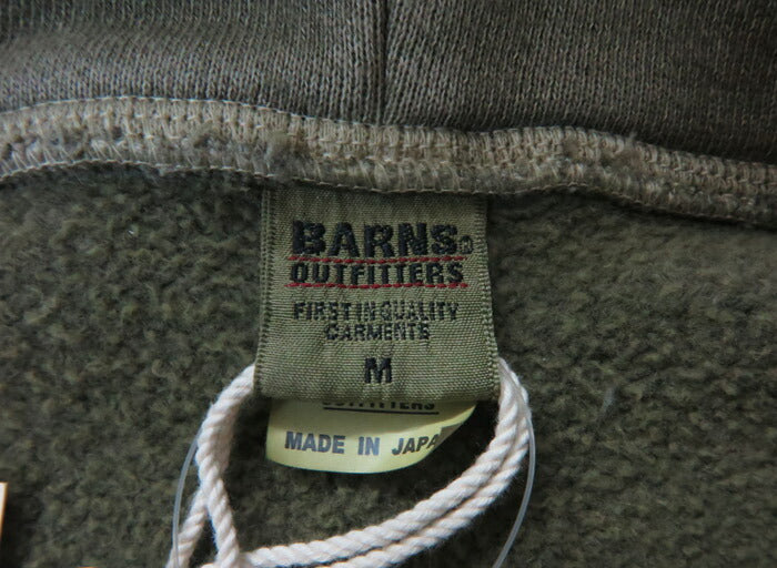 บาร์นส์ BARNS เสื้อฮู้ดแบบซิปเต็ม ผ้าสเวตเตอร์ สีพิเศษ Flat Seamer BR-3010PG-25