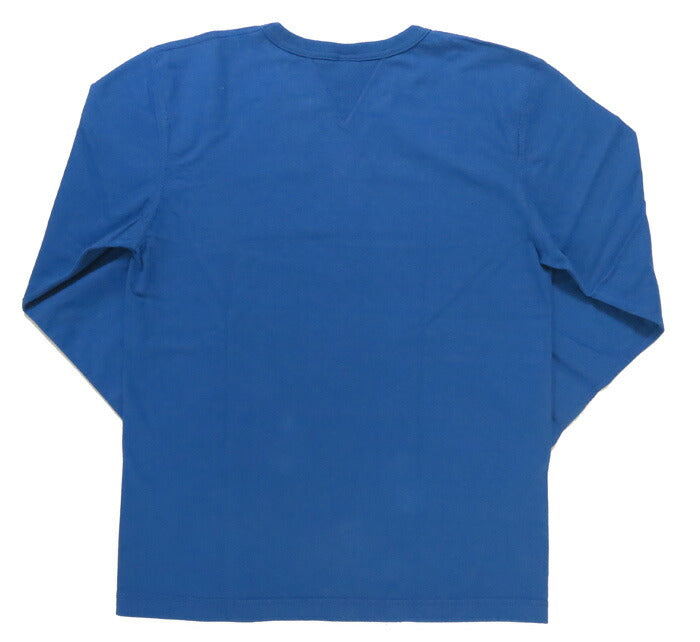 バーンズBARNS長袖Ｔシャツクルーネックヴィンテージピグメント4本針縫いユニオンスペシャル・フラットシーマーBR-3043ltd-24【2024-25年秋冬新作】