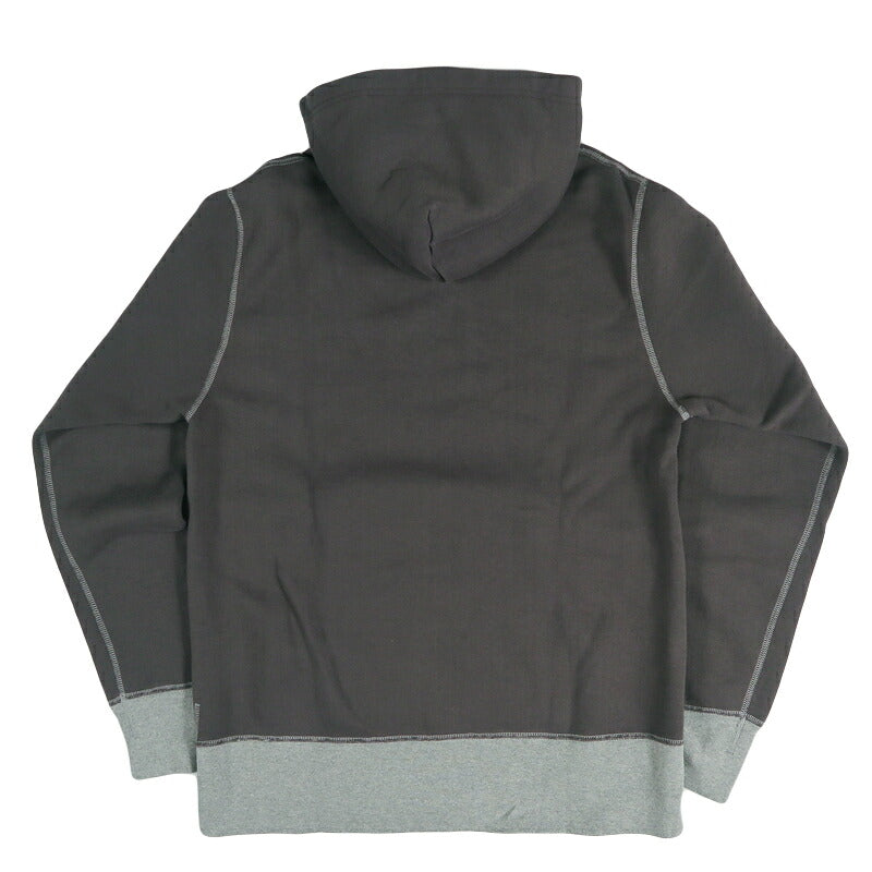 バーンズ BARNS 長袖 リブ切替 ステッチパーカー 30/7 COZUN Switching Rib & Stitch Hoodie BR-3307 【2026年秋冬新作】