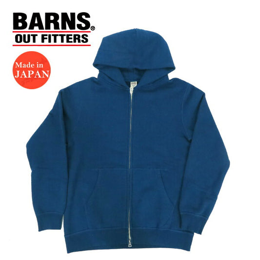 บาร์นส์ BARNS เสื้อสเวตเตอร์แขนยาว แบบฟลัตซีเมอร์ ถักแบบแขวน มีซิป คอวี สีน้ำเงินเข้ม BR-4931LTD-25