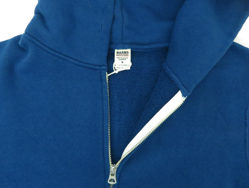 Barns BARNS Flatseamer Hängend Gestrickt Reißverschluss Sweatshirt Hoodie Dunkelblau BR-4931LTD-25