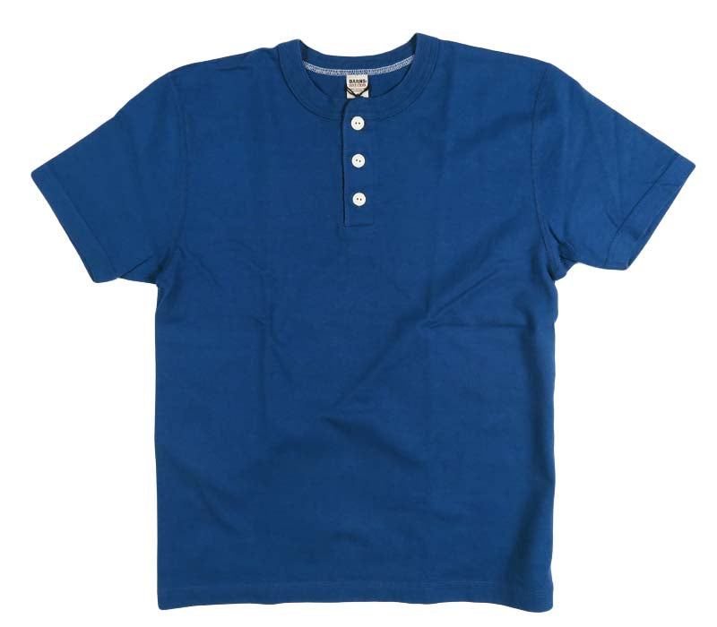 バーンズ BARNS STANDARD COZUN ヘンリーネック 半袖 Tシャツ 2026年限定カラー BR-8146 【2026年春夏新作】