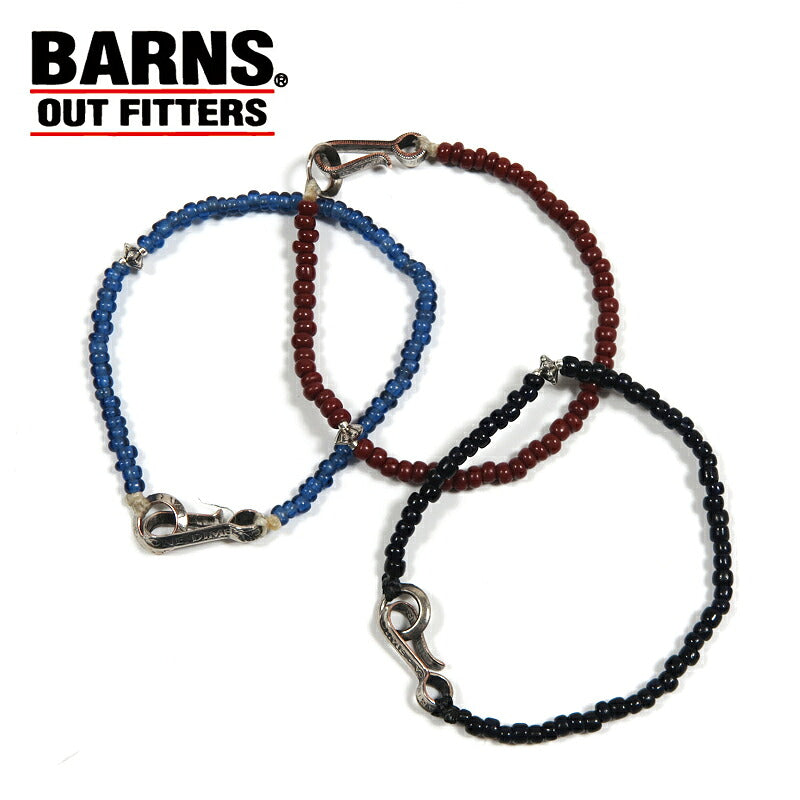 バーンズ BARNS × ノースワークス NORTH WORKS ベネチアン ビーズ ブレスレット BR-8465 【2026年春夏新作】
