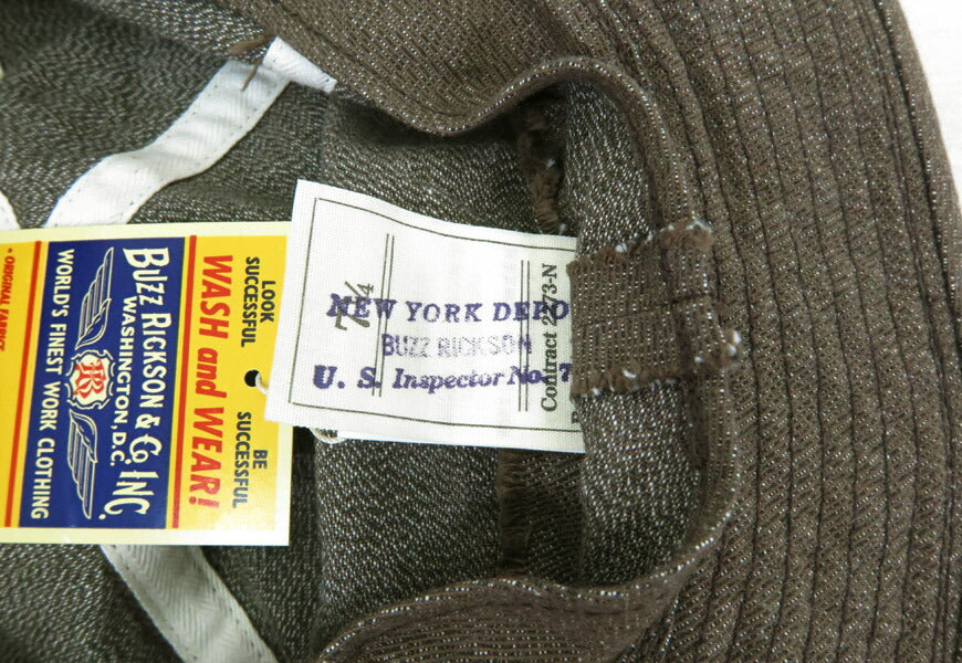 バズリクソンズ Buzz Rickson's HAT WORKING BROWN DENIM デニム ハット BR02843