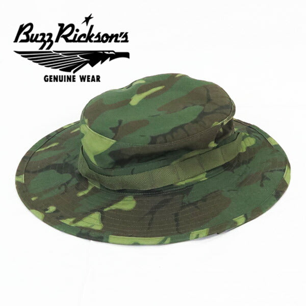 บัซริคสันส์ Buzz Rickson's หมวกบูนนี่ลายพราง ERDL CAMOUFLAGE BONNIE HAT รุ่น BR02853
