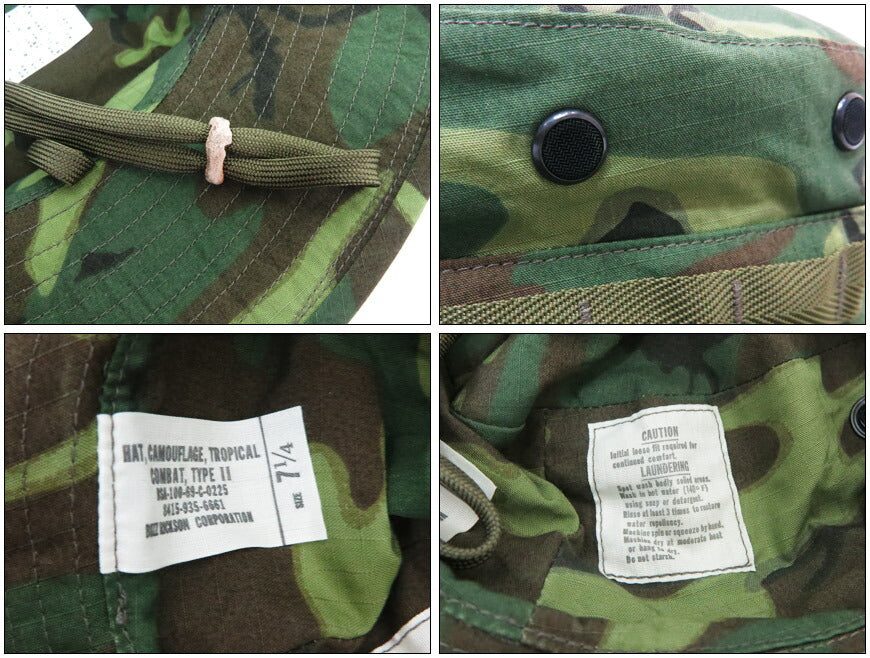 บัซริคสันส์ Buzz Rickson's หมวกบูนนี่ลายพราง ERDL CAMOUFLAGE BONNIE HAT รุ่น BR02853