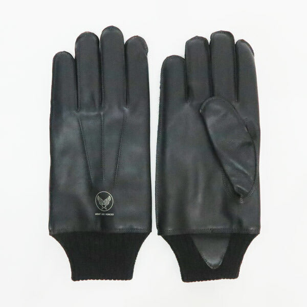 バズリクソンズ Buzz Rickson's Schwarze A-10 Handschuhe WILLIAM GIBSON COLLECTION ウィリアムギブソン Pferdeleder Horsehide BR02873