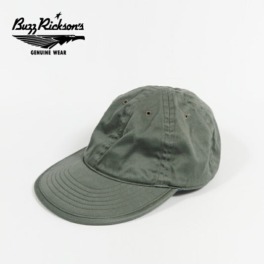 バズリクソンズ Buzz Rickson's コットンサテン キャップ CAP, FIELD, MAN'S SAGE GREEN BR02881 【2026年春夏新作】