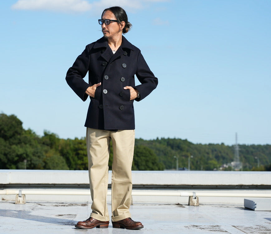 バズリクソンズ BUZZ RICKSON'S ピーコート 36oz ウールメルトン ミリタリー PEA-COAT BR11554 【2026年秋冬新作】