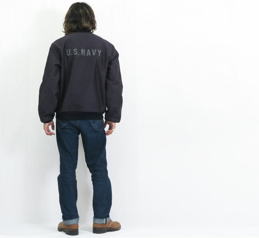 バズリクソンズ Buzz Rickson's ジップ デッキジャケット Type DECK ZIP NAVY DEPARTMENT BR15579