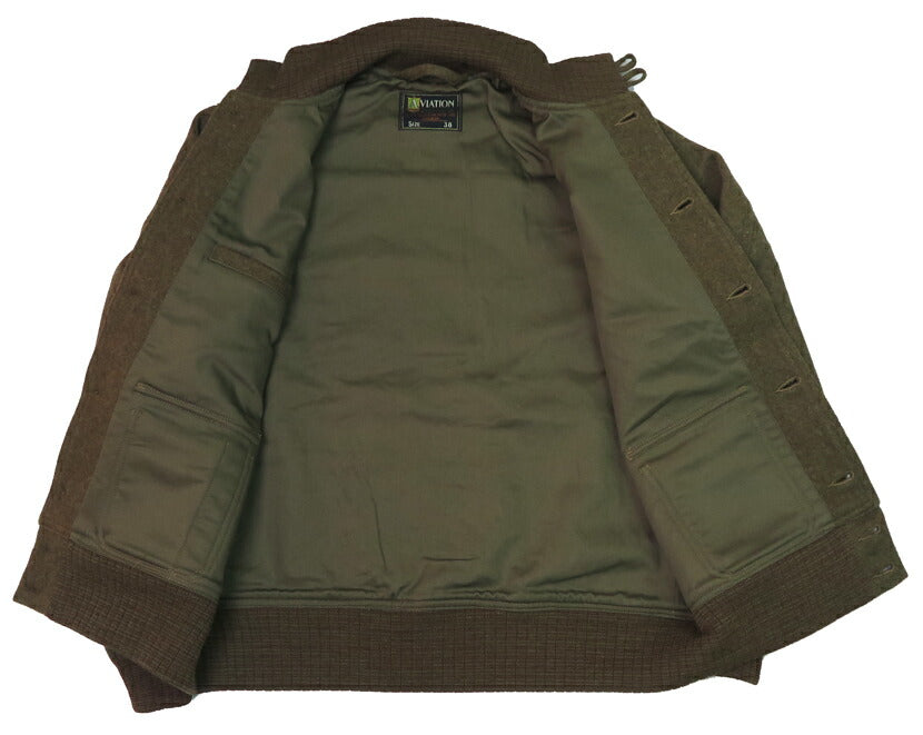 バズリクソンズ Buzz Rickson's ウール A-1 ジャケット AVIATION ASSOCIATES BR15589