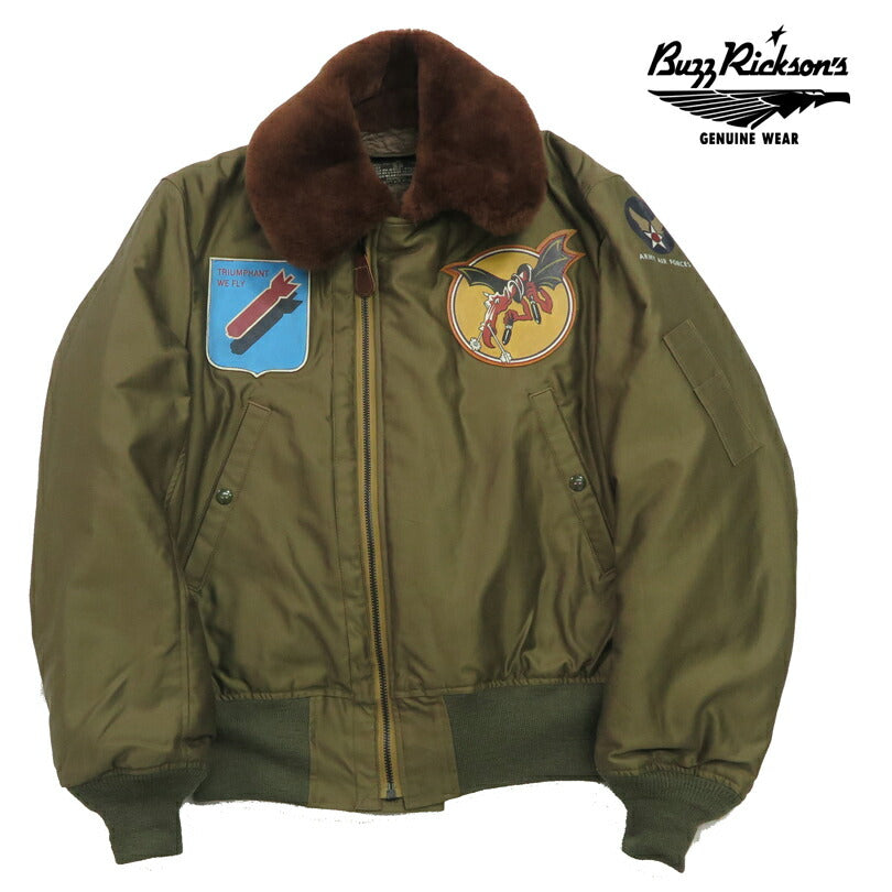 バズリクソンズ Buzz Rickson's フライトジャケット B-15 ROUGHWEAR CLOTHING 534th BOMB.SQ.381st BOMB.GP. BR15598