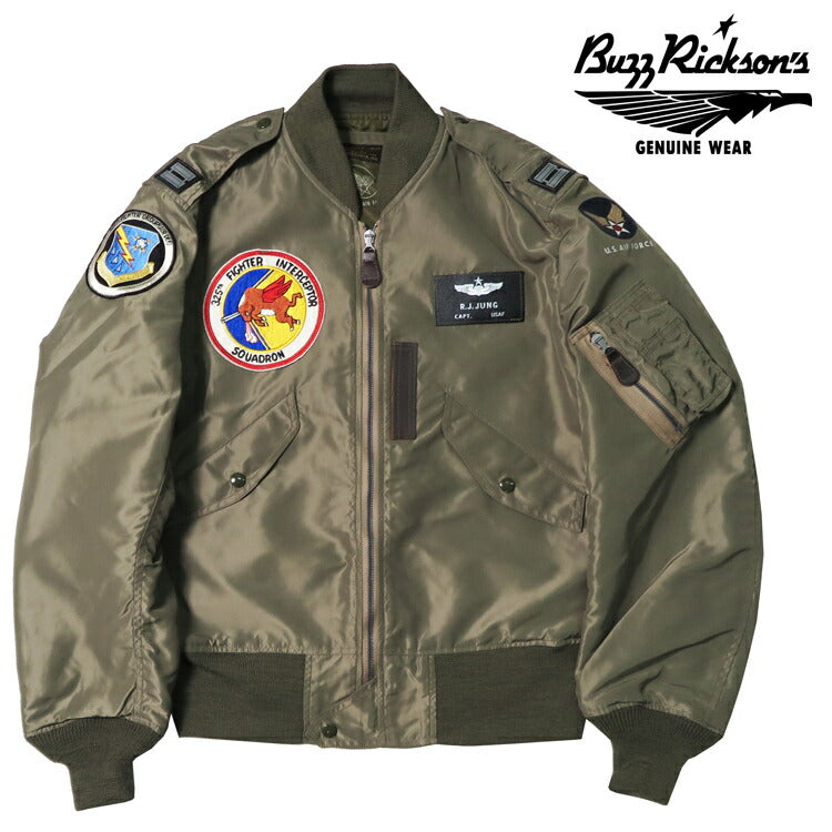 バズリクソンズ Buzz Rickson's Type L-2 “REED PRODUCTS, INC.” 325th FIGHTER INTERCEPTOR SQ. フライト ジャケット ミリタリー BR15709